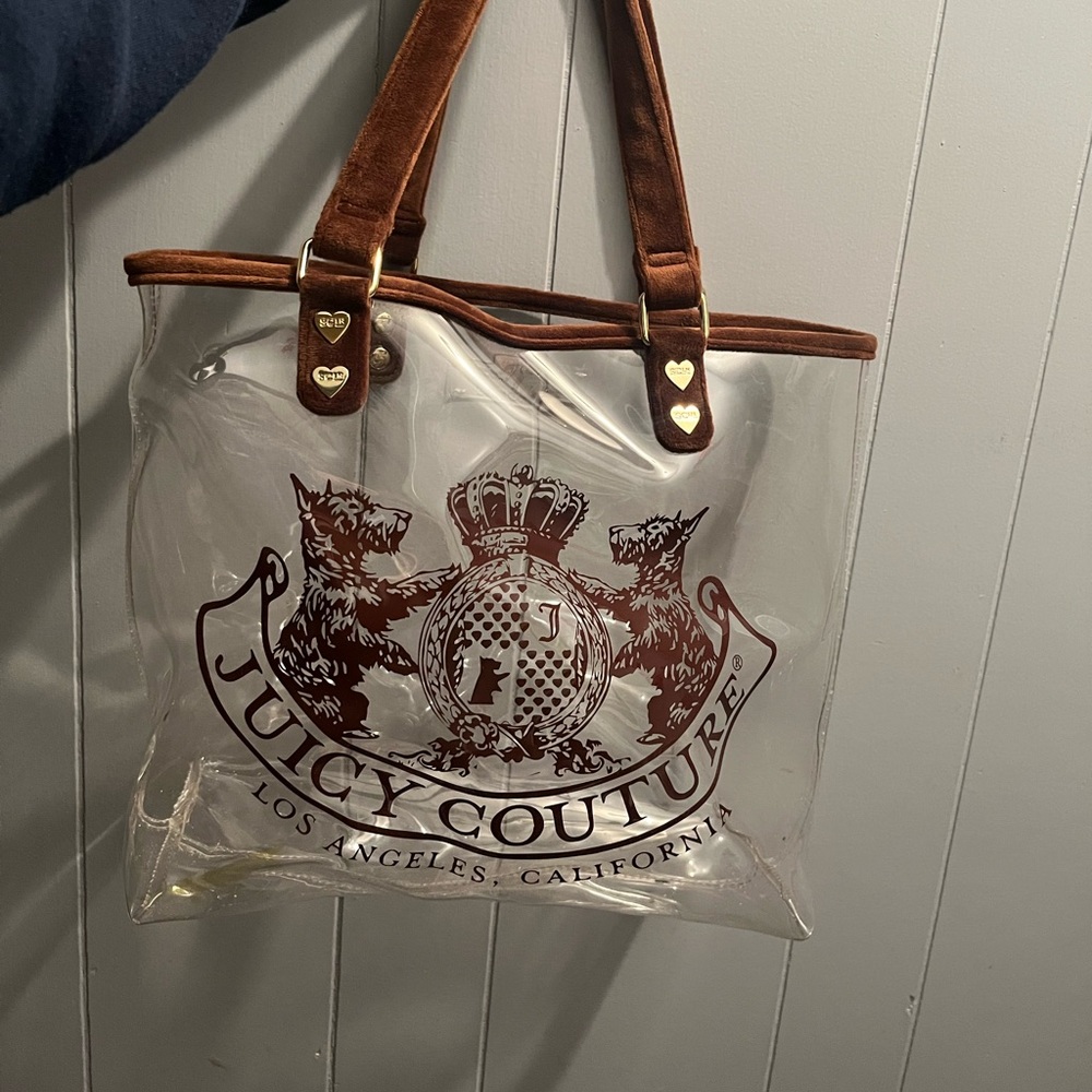Juicy Couture x Stoney Clover clear tote bag